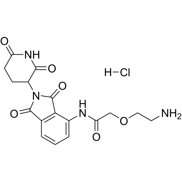 Pomalidomide-PEG1-NH2-1 hydrochloride