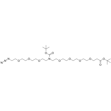 N-(Azido-PEG3)-N-Boc-PEG4-Boc