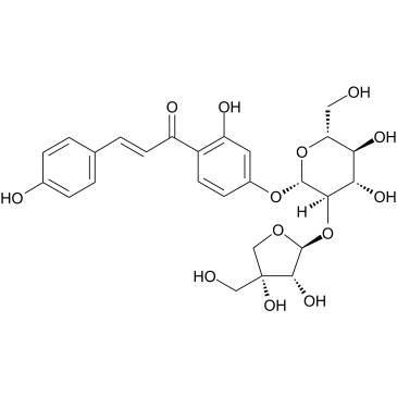 异甘草素-4'-O-芹糖(1→2)葡萄糖苷