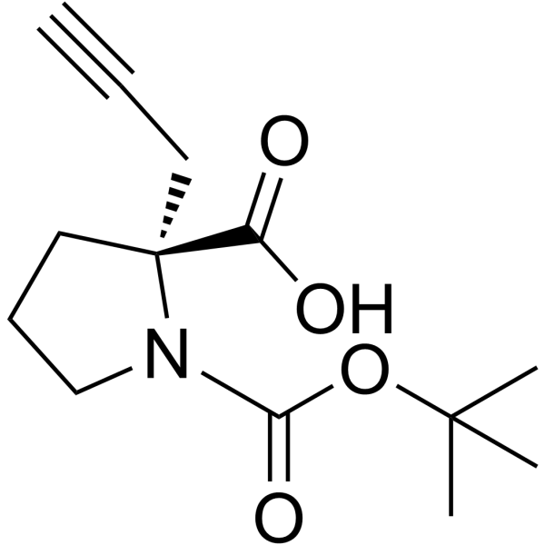 (R)-1-(叔丁氧基羰基)-2-(2-丙炔-1-基)吡咯烷-2-羧酸