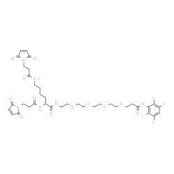 Bis-Mal-Lysine-PEG4-TFP ester