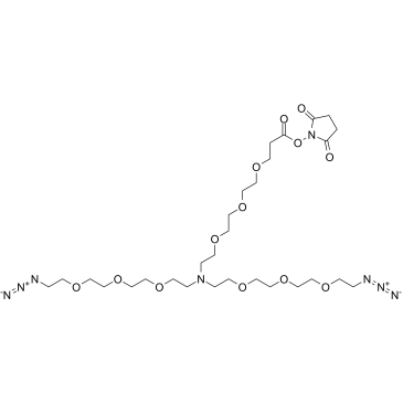 N-(NHS-PEG3)-N-bis(PEG3-azide)