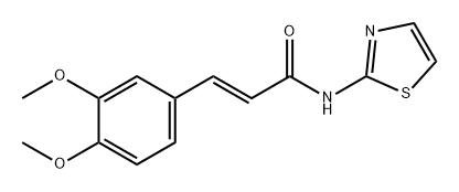 (2E)-3-(3,4-二甲氧基苯基)-N-2-噻唑基-2-丙烯酰胺