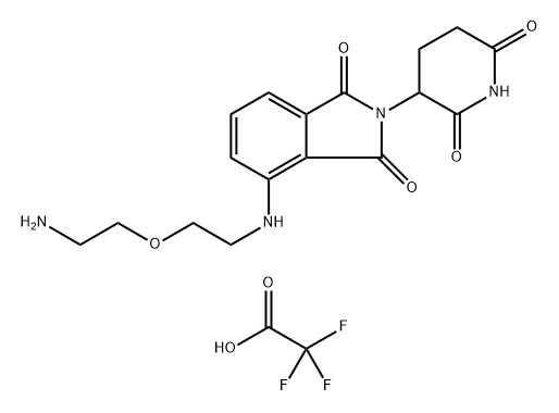 Thalidomide-4-NH-PEG1-NH2 TFA