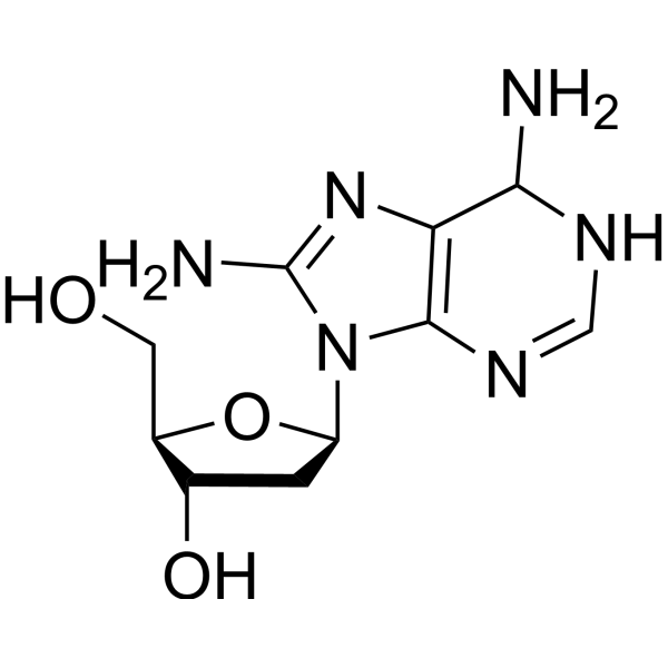 Adenosine,8-amino-2'-deoxy- (9CI)