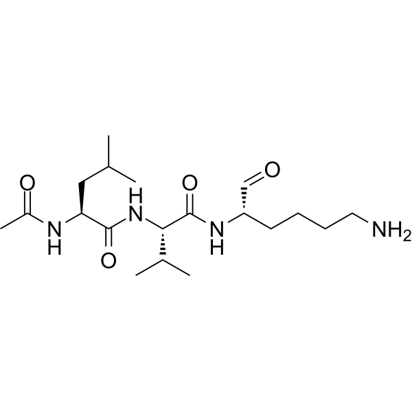 Ac-Leu-Val-Lys-aldehyde