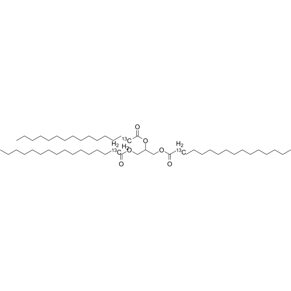 Propane-1,2,3-triyl tripalmitate-13C3-1