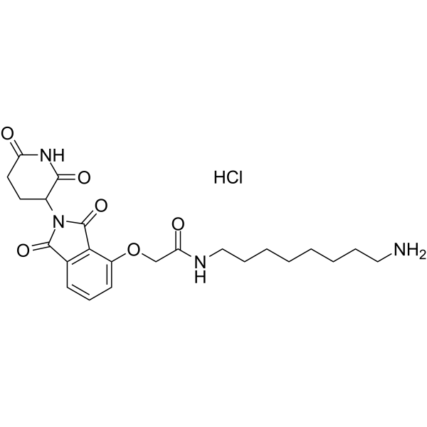 Thalidomide-O-amido-C8-NH2 hydrochloride