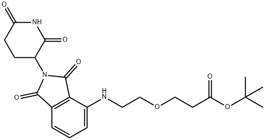 Thalidomide-4-NH-PEG1-COO(t-Bu)