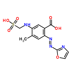 4-甲基-5-(磺甲氨基)-2-(2-噻唑偶氮)苯甲酸