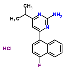 2-氨基-4-(4-氟萘-1-基)-6-异丙基嘧啶