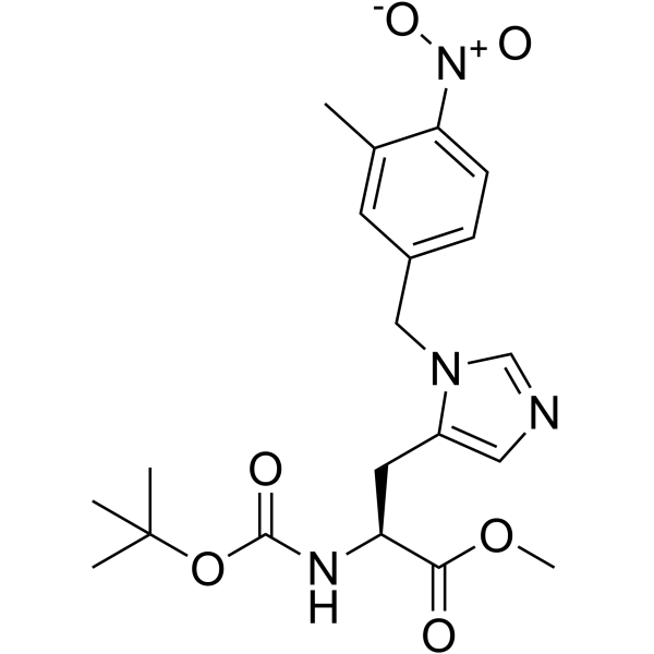 N-Boc-3-(3-甲基-4-硝基苄基)-L-组氨酸甲酯