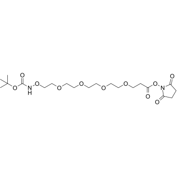 t-Boc-Aminooxy-PEG4-NHS ester