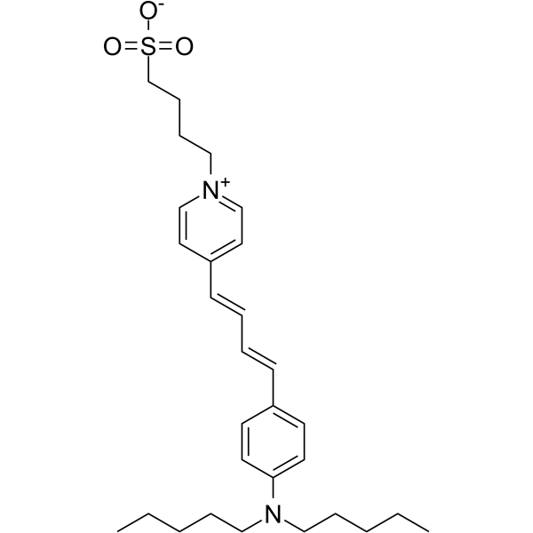 N-(4-磺酸丁基)-4-(4-(4-(二戊基氨基)苯基)丁二烯基)吡啶内盐