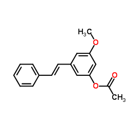 (E)-3-乙酰氧基-5-甲氧基二苯乙烯