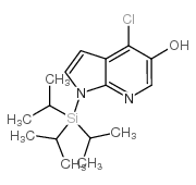 4-氯-1-[三(1-甲基乙基)硅酯]-1H-吡咯并[2,3-B]吡啶-5-醇