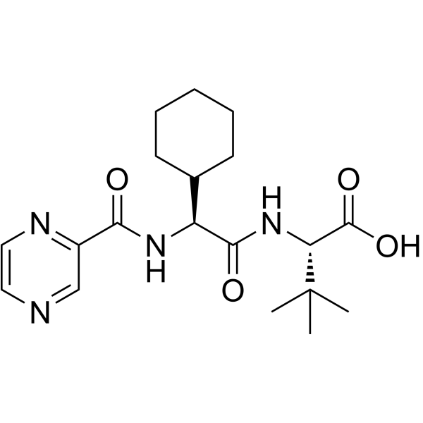 (2S)-2-环己基-N-(2-吡嗪基羰基)甘氨酰-3-甲基-L-缬氨酸