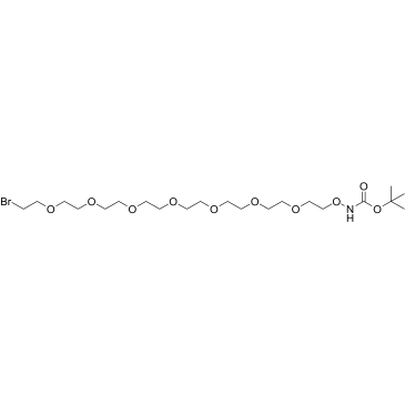 t-Boc-Aminooxy-PEG7-bromide