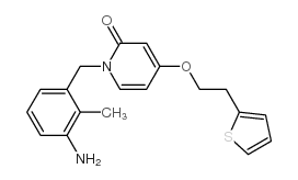 1-(3-氨基-2-甲基-苄基)-4-(2-噻吩-2-基-乙氧基)-2-吡啶酮