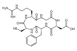 Cyclo(-Arg-Gly-Asp-D-Phe-Cys) acetate salt