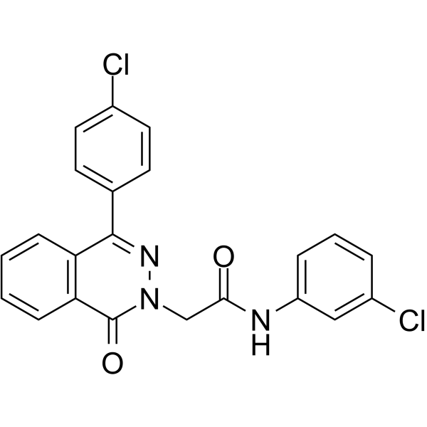 N-(3-氯苯基)-2-(4-(4-氯苯基)-1-氧代酞嗪-2(1H)-基)乙酰胺