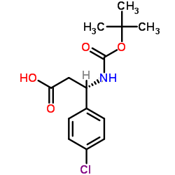 (S)-3-((叔丁氧羰基)氨基)-3-(4-氯苯基)丙酸