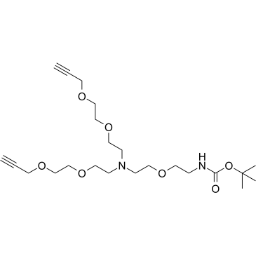 N-(Boc-PEG1)-N-bis(PEG2-propargyl)