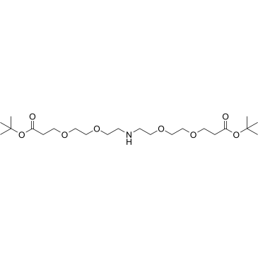 NH-bis(PEG2-C2-Boc)