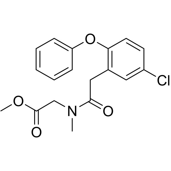 N-[2-(5-氯-2-苯氧基苯基)乙酰基]-N-甲基-甘氨酸甲酯