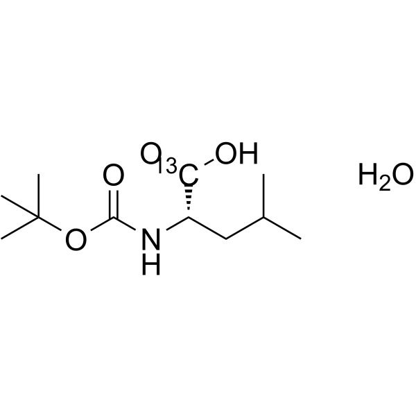 Boc-Leu-OH·H2O-13C