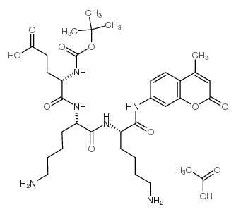 BOC-GLU-LYS-LYS-AMC