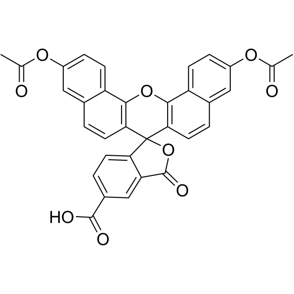 5(6)-Carboxynaphthofluorescein diacetate