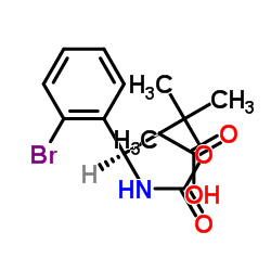 Boc-(R)-3-氨基-3-(2-溴苯基)-丙酸