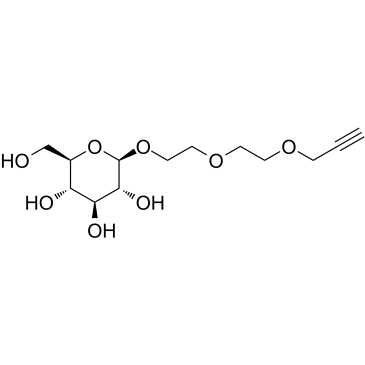 Propargyl-PEG2-beta-D-glucose