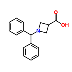 1-二苯甲基氮杂环丁烷-3-甲酸