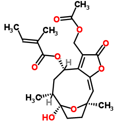 8α-巴豆酰氧基硬毛钩藤内酯 13-O-乙酸酯