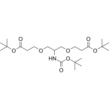 C-NH-Boc-C-Bis-(C-PEG1-Boc)