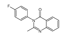 3-对氟苯基-2-甲基-4(3h)-喹唑烷酮