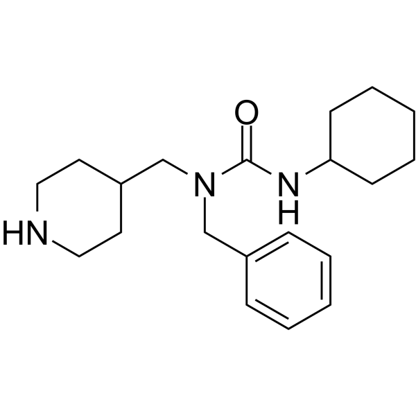 1-苄基-3-环己基-1-(哌啶-4-基甲基)脲