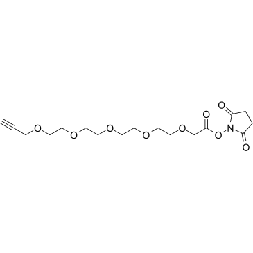 Propargyl-PEG4-O-C1-NHS ester