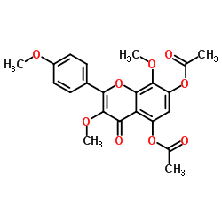 5,7-二乙酰氧基-3,4',8-三甲氧基黄酮