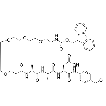 Fmoc-PEG4-Ala-Ala-Asn-PAB