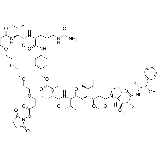 OSu-PEG4-VC-PAB-MMAE