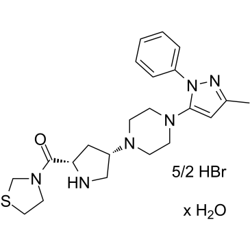 Teneligliptin hydrobromide hydrate