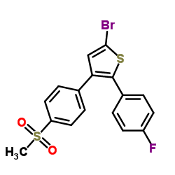 5-溴-2-(4-氟苯基)-3-(4-甲基磺酰基苯基)噻吩