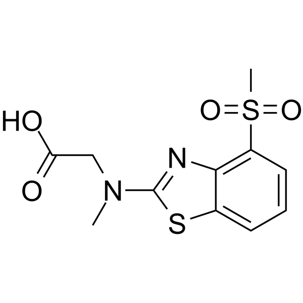 N-甲基-N-[4-(甲磺酰基)-1,3-苯并噻唑-2-基]甘氨酸