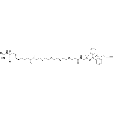 Biotin-PEG4-amino-t-Bu-DADPS-C3-alykne