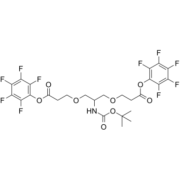 C-NH-Boc-C-Bis-(C1-PEG1-PFP)