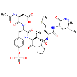 Ac-Asp-Tyr(PO3H2)-Val-Pro-Met-Leu-NH2