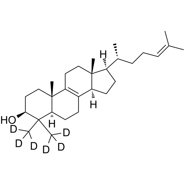 (4,4-二甲基-d6)胆甾-8(9),24-二烯-3ß-醇